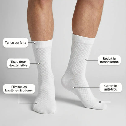 Sockeo™ | Les chaussettes mi-hautes en fibre de bambou