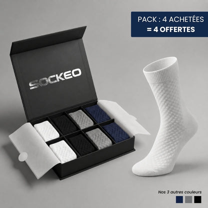 Sockeo™ | Les chaussettes mi-hautes en fibre de bambou