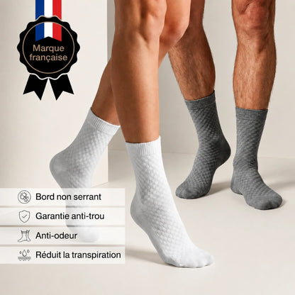 Sockeo™ | Les chaussettes mi-hautes en fibre de bambou